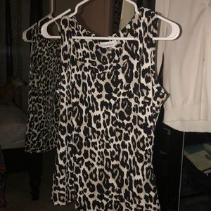 Calvin Klein leopard print tank top